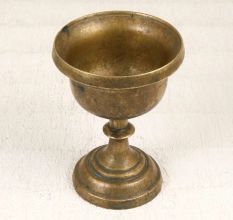 Handmade Traditional Brass Holy Cup in Vintage Finish