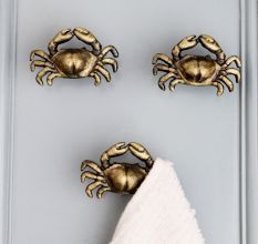 Antique Crab Iron Modern Wall Hook-3 Pieces
