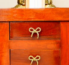 Gold Bow Metal Drawer Knob