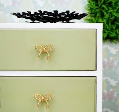 Gold Bow Metal Drawer Knob
