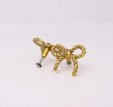 Gold Bow Metal Drawer Knob