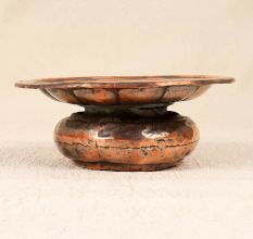 Handmade Vintage Copper Ugal-Daa Spittoon for Decoration