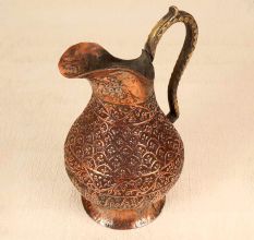 Islamic Handmade Copper Jug with Engraving for Decoration