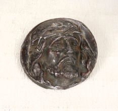 Vintage High-Quality Metal Christian Wall Plate for Hanging