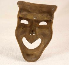 Handmade Finest Brass Male Mask for Wall Hanging