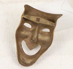 Handmade Finest Brass Male Mask for Wall Hanging