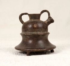 Handcrafted Vintage Brass Hookah Base for Flower Decoration