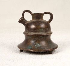 Handcrafted Vintage Brass Hookah Base for Flower Decoration