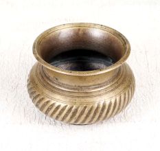 Vintage Traditional Brass Holy Water Pot for Hindu Rituals