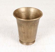 Traditional Brass Holy Cup from South India for Decoration