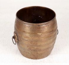 Traditional Brown Vintage Brass Planter for Home Decoration