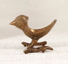 Handmade Solid Brass Bird Trinket Bowl for Home Decoration
