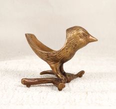 Handmade Solid Brass Bird Trinket Bowl for Home Decoration