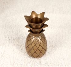 Beautiful Brass Small Pineapple Candle Holder for Collection