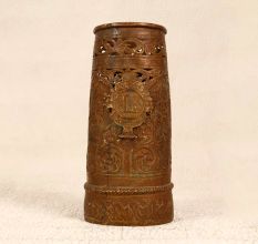 Vintage Brown Finish Pot Made of Finest Brass for Decoration