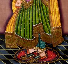 Tanjore Painting of Lady for Home and Office Decoration