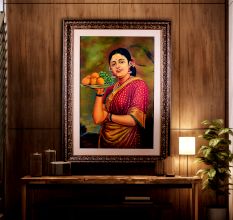 Stunning Canvas Oil Painting of a Lady for Decoration
