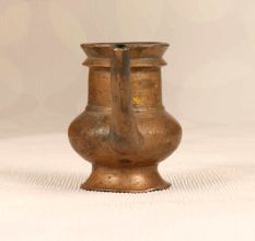 Handcrafted High-Quality Brass Water Pot with Spout for Temple