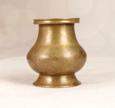 Vintage Handcrafted Holy Water Pot with Spout Made of Brass
