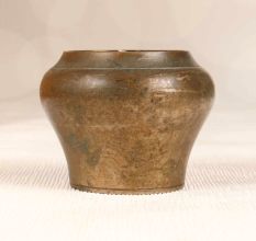 Vintage High-Quality Brass Holy Pot in Brown Finish for Decor