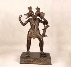 Beautiful Vintage Brass God Varaha Statue for Prayer Room