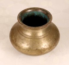 Handmade South Indian Art Holy Water Pot Made of Finest Brass