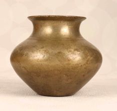 Handmade South Indian Art Holy Water Pot Made of Finest Brass