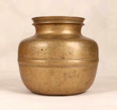 Sturdy Handmade Holy Water Pot Made of High-Quality Brass