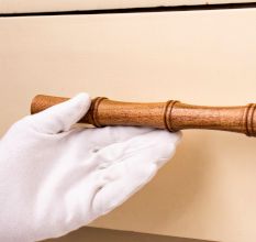 Natural Modern Wooden Handles for Drawer and Dressers (11 Inches)