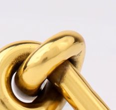 Handmade Solid Golden Brass Knot Cabinet Knob