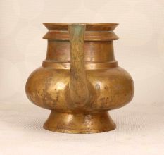 Handcrafted Holy Water Pot with Spout Made of Premium Brass