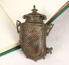 Traditional High-Quality Brass Mango Shape Box for Decoration