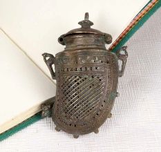 Traditional High-Quality Brass Mango Shape Box for Decoration