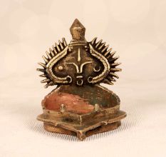 Finest Brass Handmade Oil Lamp in Antique Brown Finish