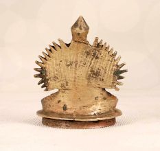 Finest Brass Handmade Oil Lamp in Antique Brown Finish