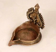 Handcrafted High-Quality Brass Oil Lamp in Vintage Finish