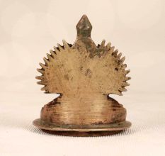 Handcrafted High-Quality Brass Oil Lamp in Vintage Finish