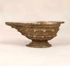 Vintage Handmade Brass Diya Oil Lamp for Home Decor