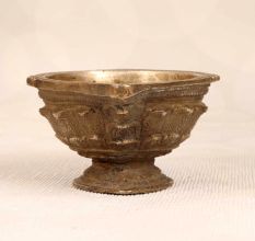 Vintage Handmade Brass Diya Oil Lamp for Home Decor