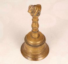 Indian Traditional Himalayan Art Temple Bell Made of Brass