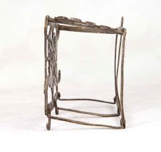 Handcrafted Vintage Brass Trivet with Namaste Text for Decor