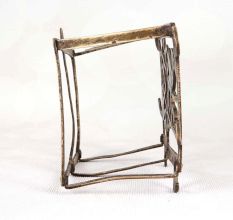 Handcrafted Vintage Brass Trivet with Namaste Text for Decor