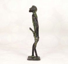 High-Quality Brass Tribal Man Figure Statue for Decoration