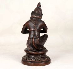 Handmade Finest Brass Lord Hanuman Statue in Sitting Position