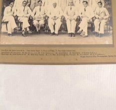 Staff 1937 Paper Photograph of Govt. Intermediate College Pasrur