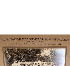 Paper Photograph of Indian Administrative Service Training School Delhi