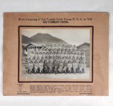 Punjab NCC Candidates October 1950 Paper Photograph
