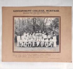 Govt. College Muktsar Group Paper Photograph for Vintage Collection