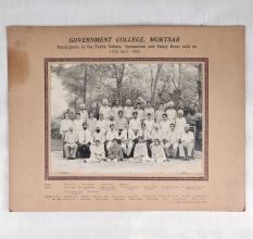 Government College Muktsar Vintage Group Paper Photograph