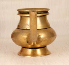 Handcrafted Finest Traditional Water Pot Made of Brass for Decor